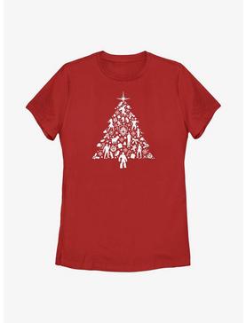 Marvel Guardians of the Galaxy Holiday Special Holiday Tree Womens T-Shirt, , hi-res