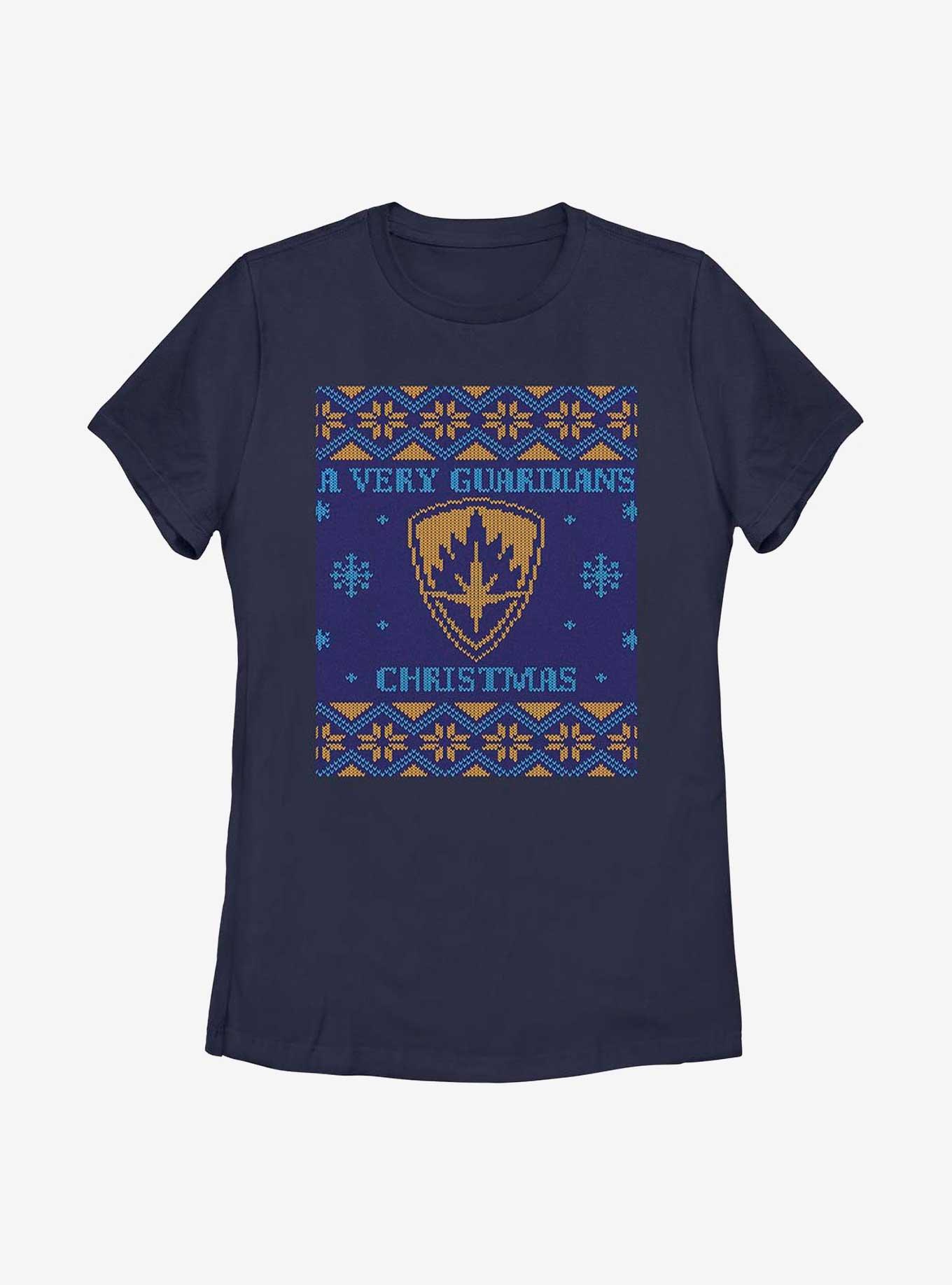 Marvel Guardians of the Galaxy Holiday Special Ugly Christmas Sweater Womens T-Shirt, , hi-res