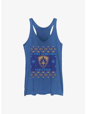 Marvel Guardians of the Galaxy Holiday Special Ugly Christmas Sweater Womens Tank Top, , hi-res