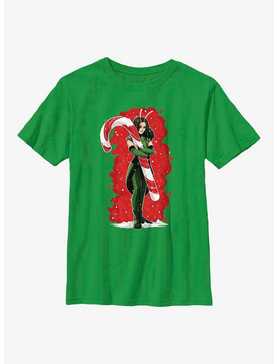 Marvel Guardians of the Galaxy Holiday Special Mantis Candy Cane Hug Youth T-Shirt, , hi-res