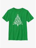 Marvel Guardians of the Galaxy Holiday Special Holiday Tree Youth T-Shirt, KELLY, hi-res