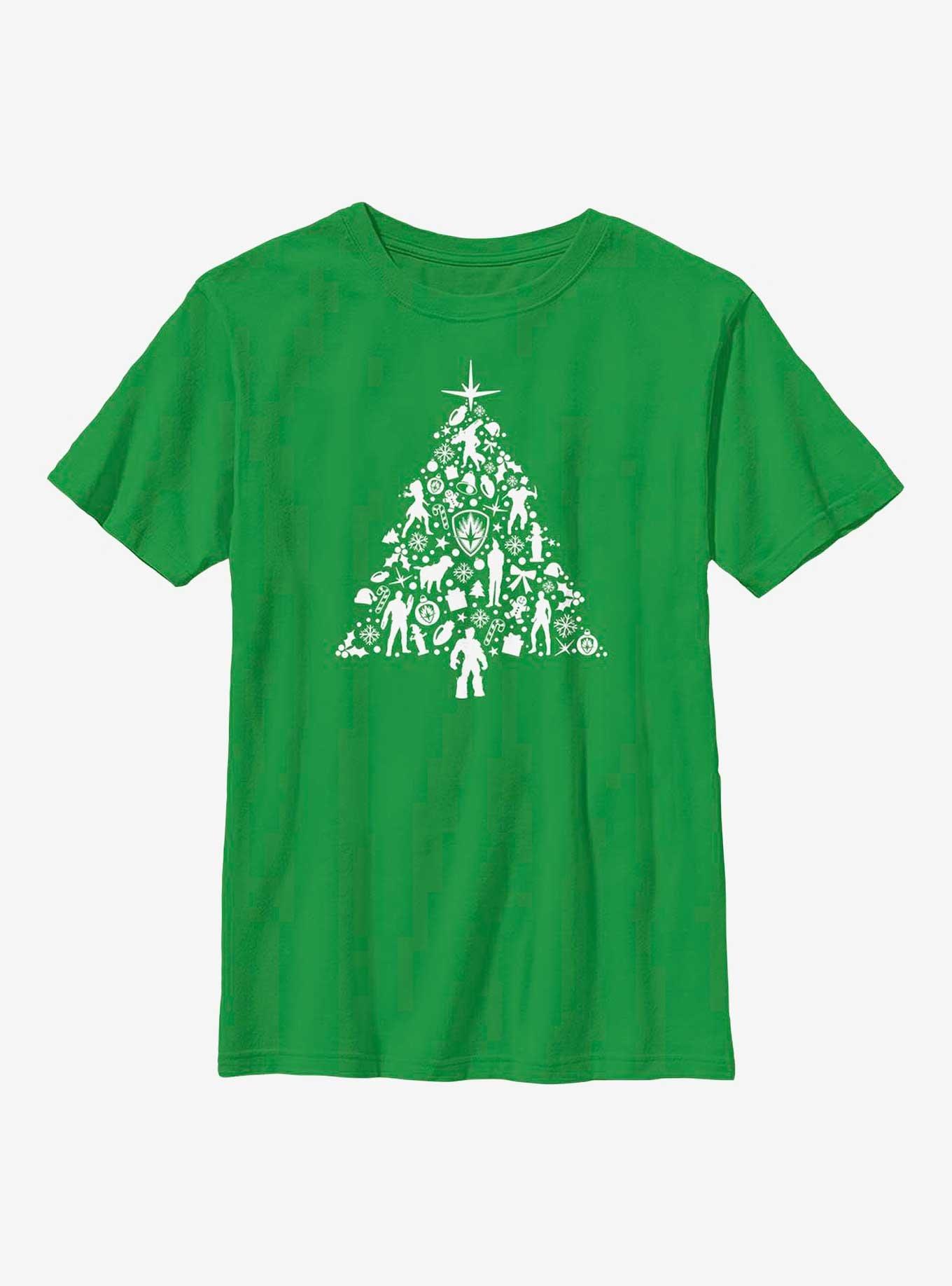 Marvel Guardians of the Galaxy Holiday Special Holiday Tree Youth T-Shirt, , hi-res
