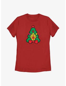 Marvel Guardians of the Galaxy Holiday Special Christmas Tree Badge Womens T-Shirt, , hi-res