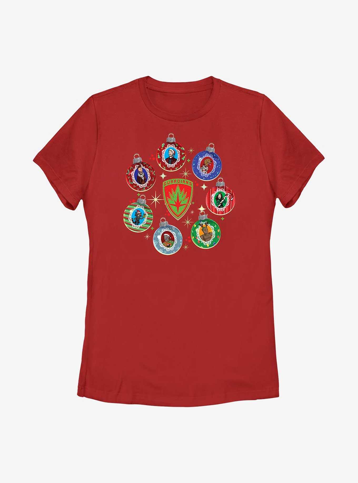 Marvel Guardians of the Galaxy Holiday Special Holiday Ornaments Womens T-Shirt, , hi-res