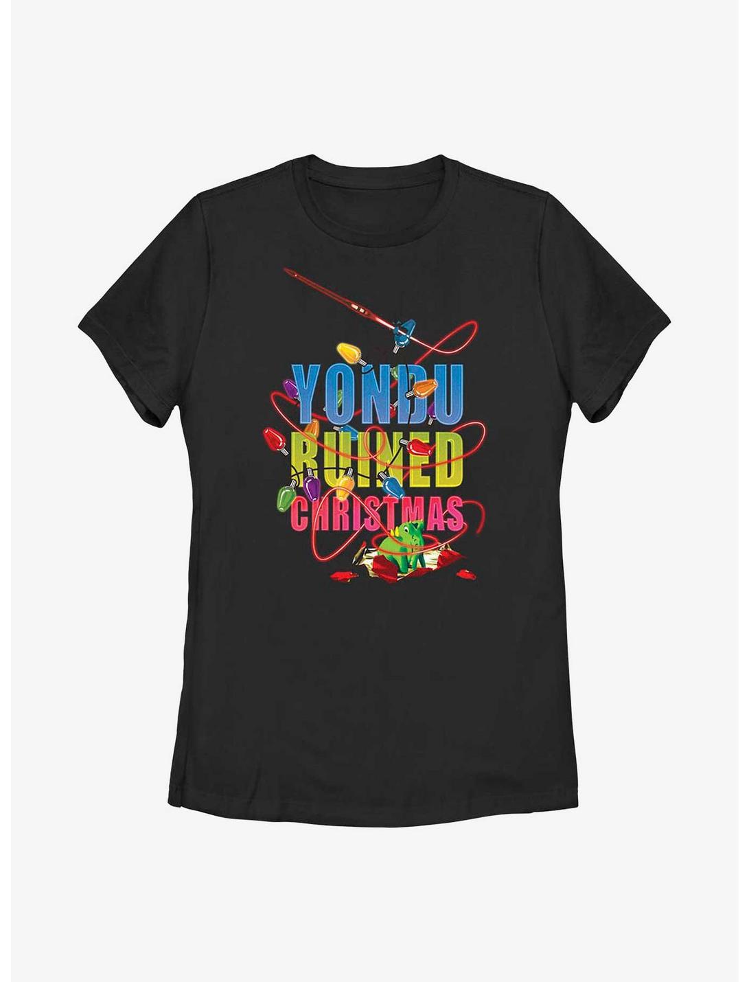 Marvel Guardians of the Galaxy Holiday Special Yondu Ruined Christmas Womens T-Shirt, BLACK, hi-res