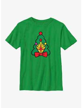 Marvel Guardians of the Galaxy Holiday Special Christmas Tree Badge Youth T-Shirt, , hi-res