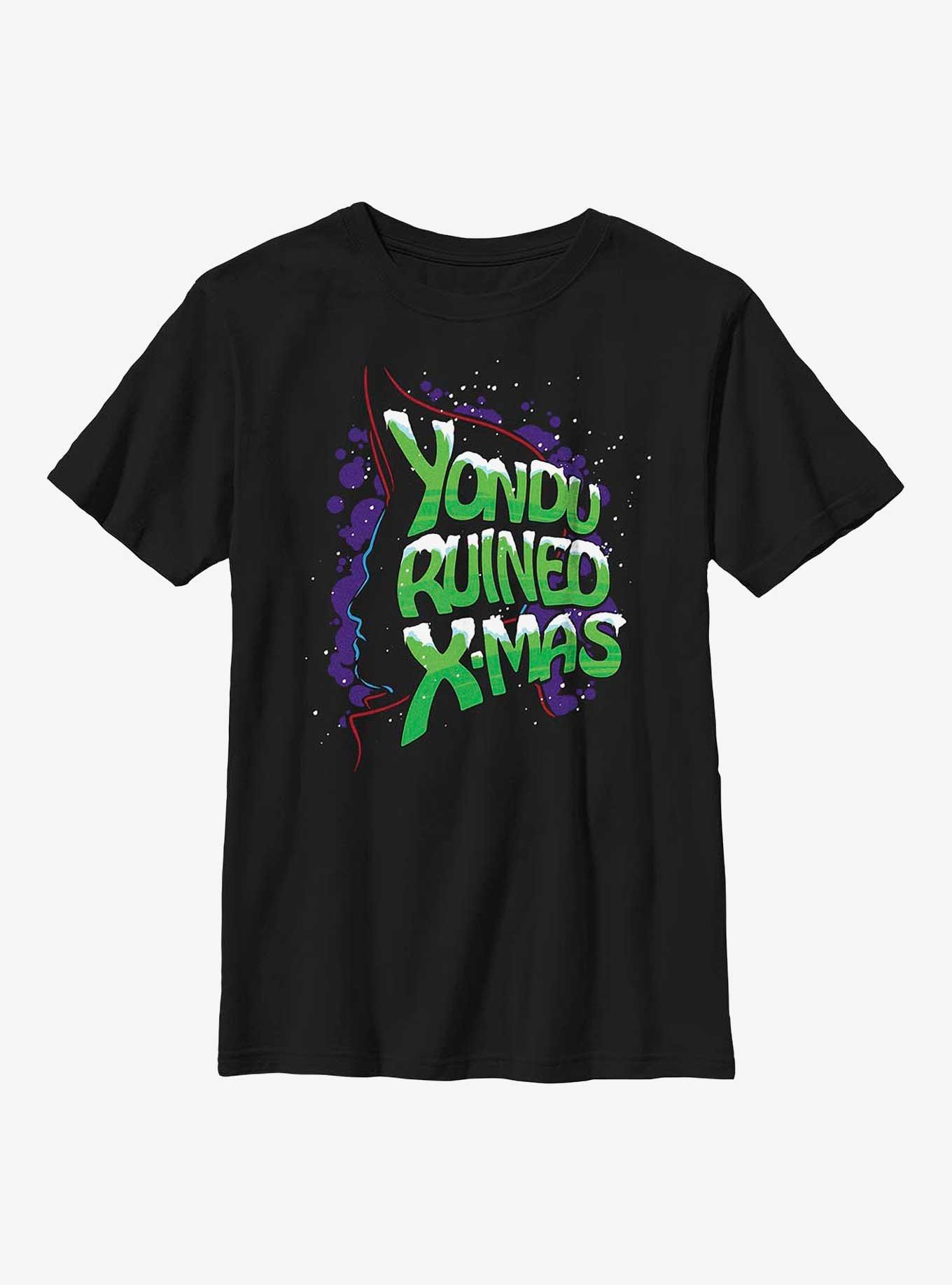 Marvel Guardians of the Galaxy Holiday Special Yondu Ruined Christmas Youth T-Shirt, , hi-res