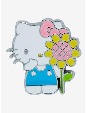 Sanrio Hello Kitty and Flower Enamel Pin - BoxLunch Exclusive , , hi-res