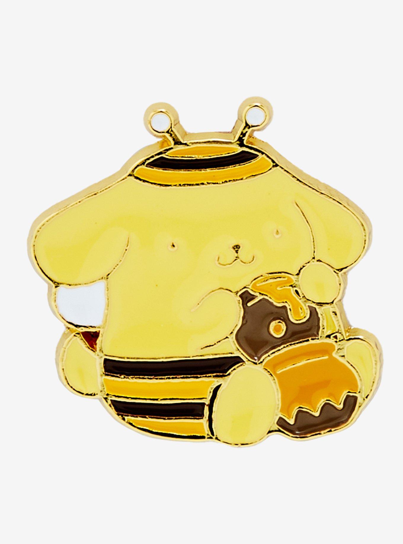 Sanrio Pompompurin Honey Bee Enamel Pin - BoxLunch Exclusive, , hi-res