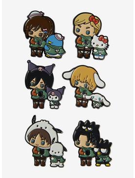 Sanrio Hello Kitty and Friends x Attack on Titan Character Pairs Blind Box Enamel Pin - BoxLunch Exclusive, , hi-res