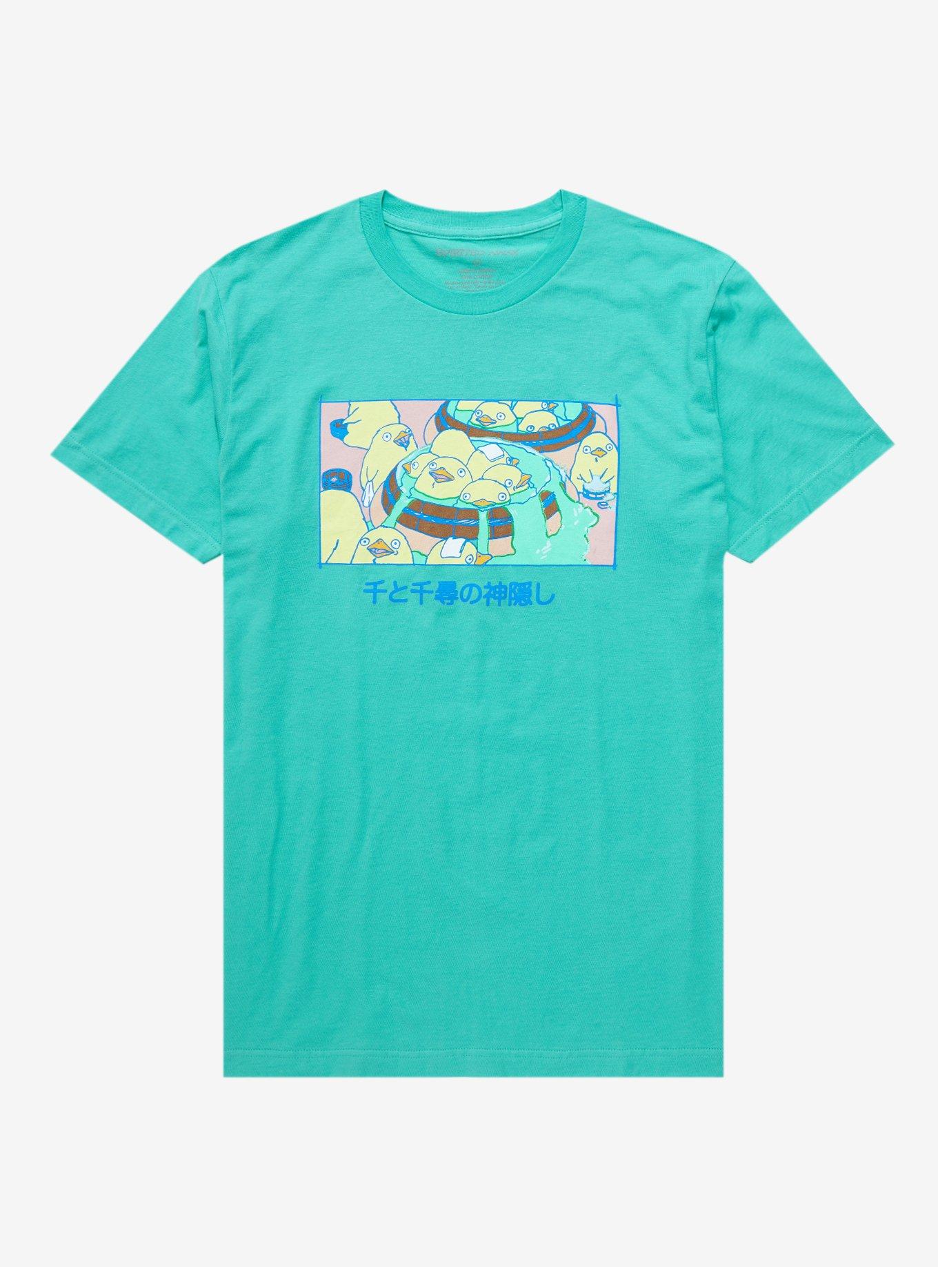 Studio Ghibli Spirited Away Chick Bath Boyfriend Fit Girls T-Shirt, MULTI, hi-res
