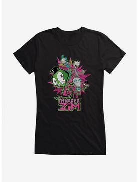 Plus Size Invader Zim GIR & Roboparents Girls T-Shirt, , hi-res