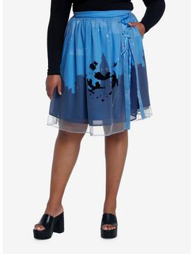 Plus Size Disney Peter Pan Night Sky Lace-Up Skirt Plus Size, , hi-res