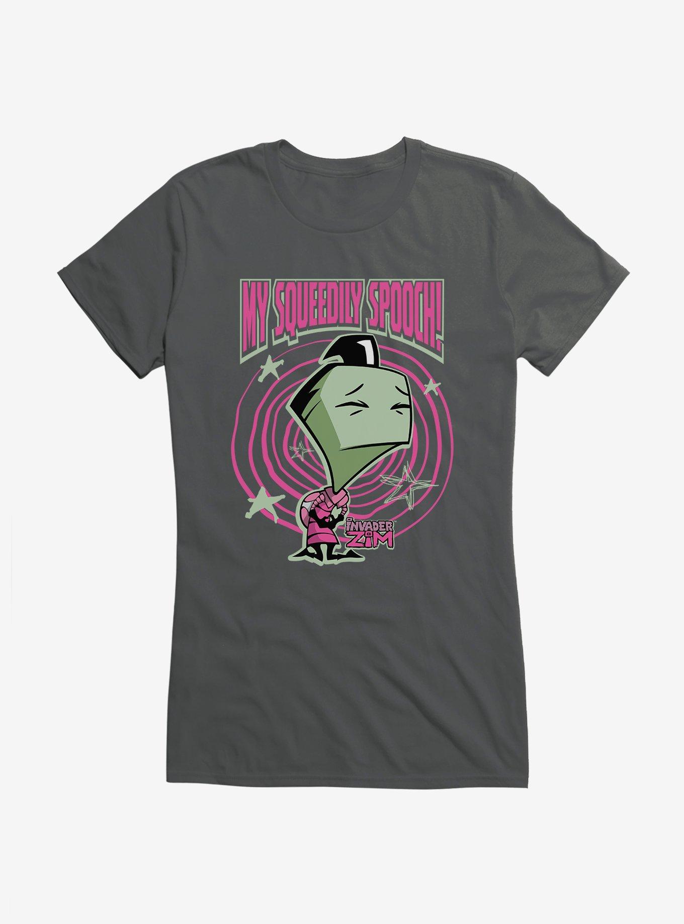 Invader Zim My Squeedily Spooch Girls T-Shirt, CHARCOAL, hi-res