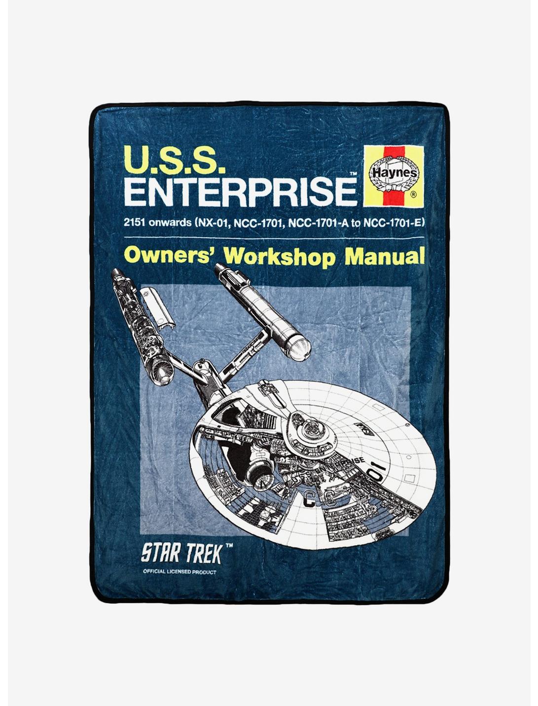 Star Trek U.S.S. Enterprise Throw Blanket, , hi-res