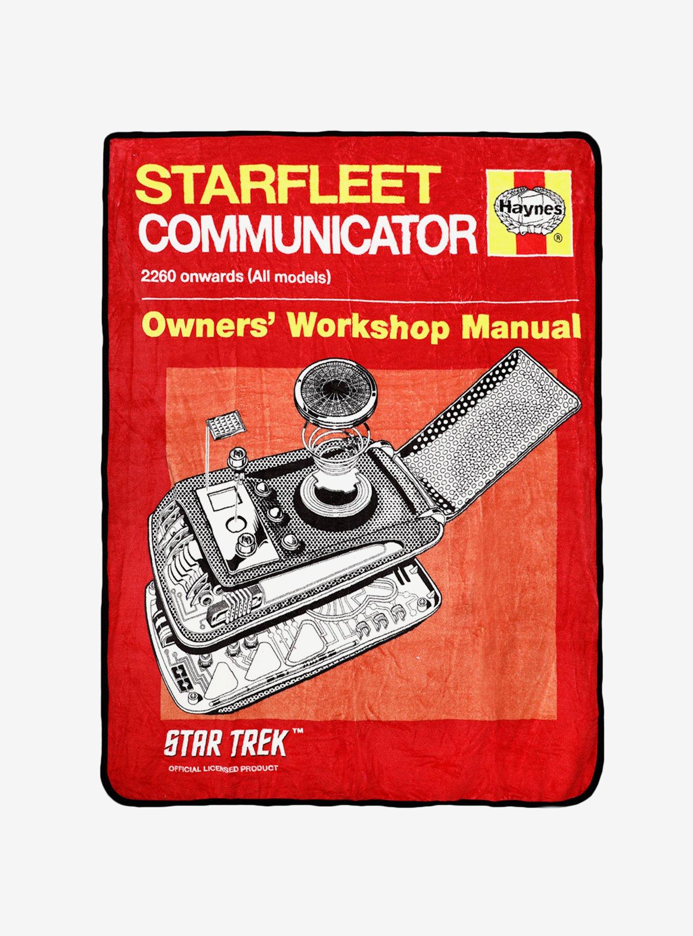 Star Trek Starfleet Communicator Throw Blanket Her Universe