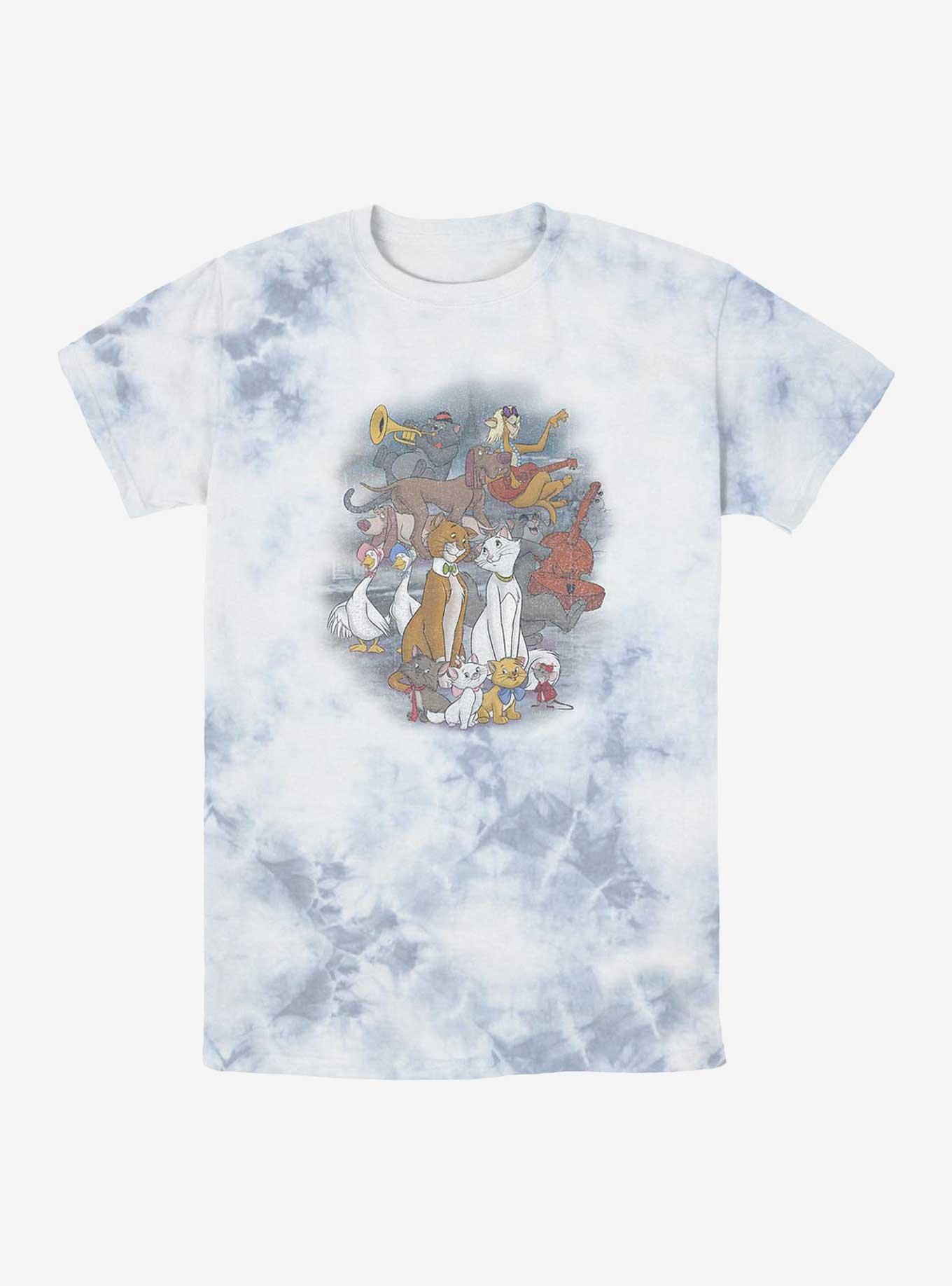 Disney Aristocats Group Tie-Dye T-Shirt, , hi-res