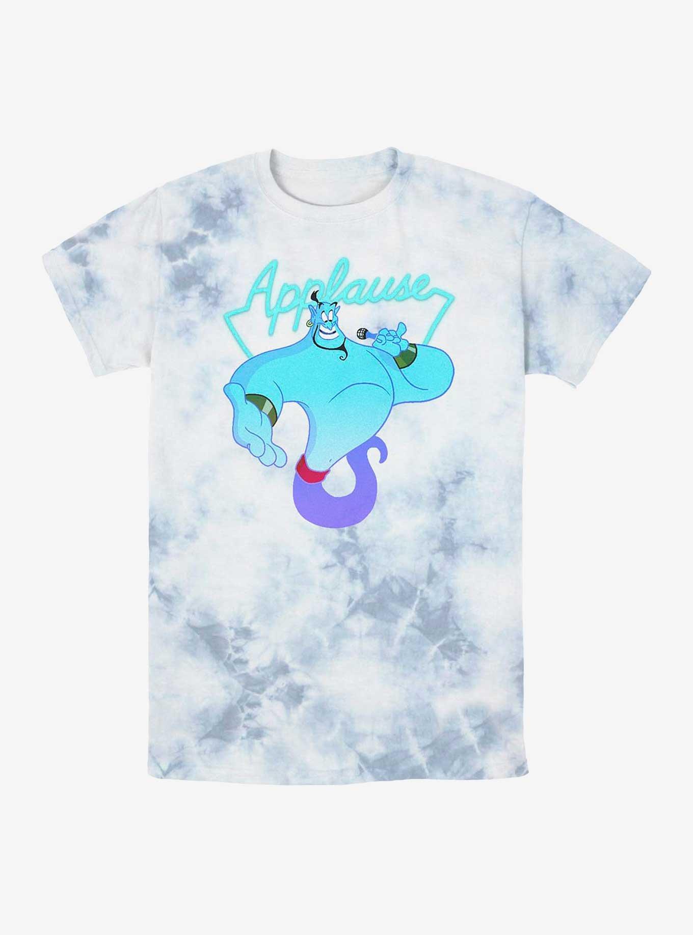 Disney Aladdin Applause Genie Tie-Dye T-Shirt, WHITEBLUE, hi-res view 1