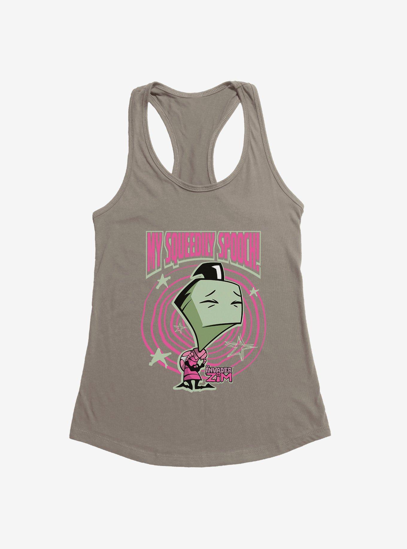 Invader Zim My Squeedily Spooch Girls Tank Top, WARM GRAY, hi-res