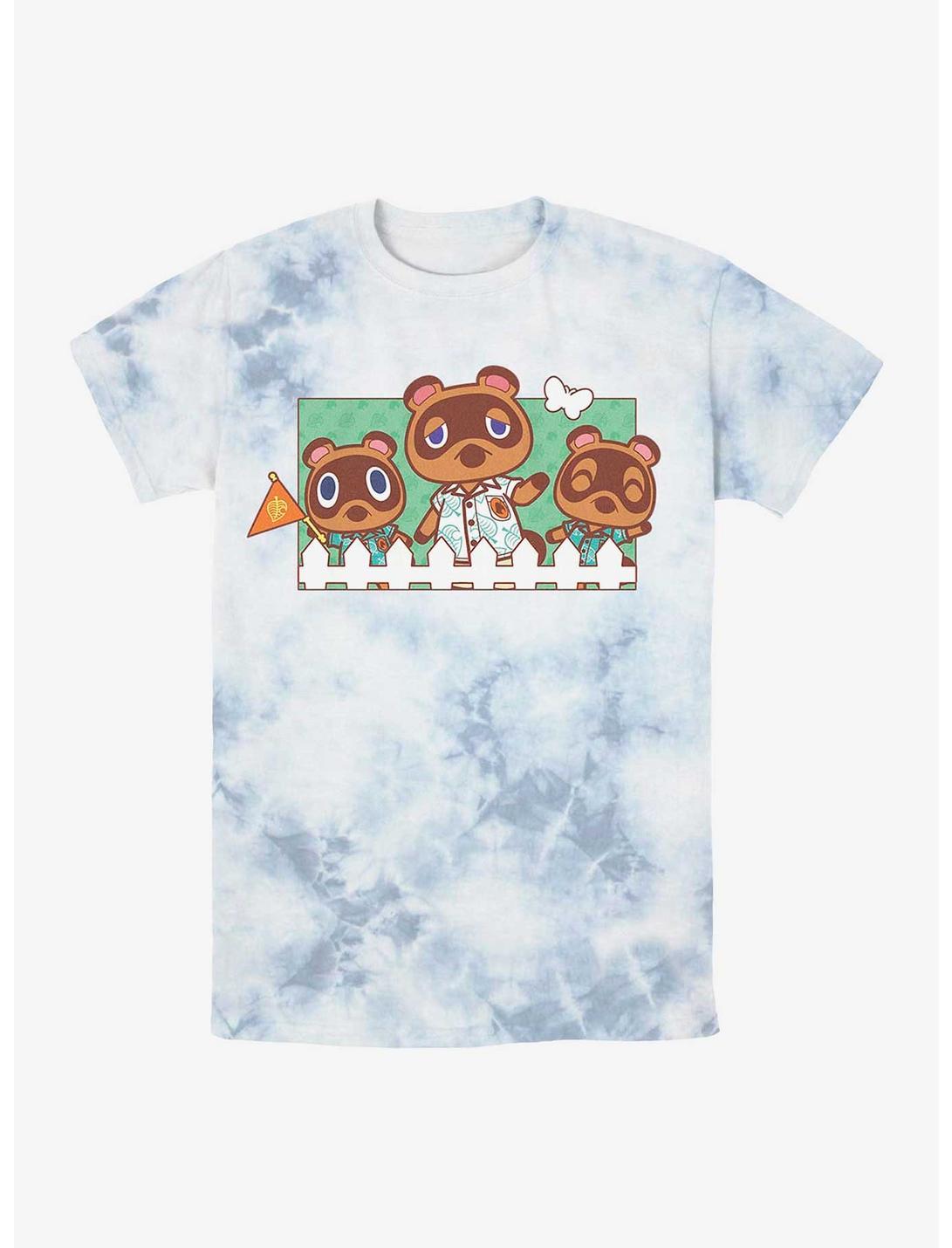 Nintendo Animal Crossing Nook Family Tie-Dye T-Shirt, WHITEBLUE, hi-res