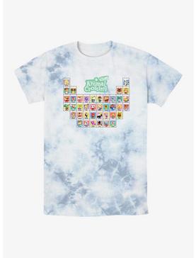 Nintendo Animal Crossing: New Horizon Periodic Table Tie-Dye T-Shirt, , hi-res