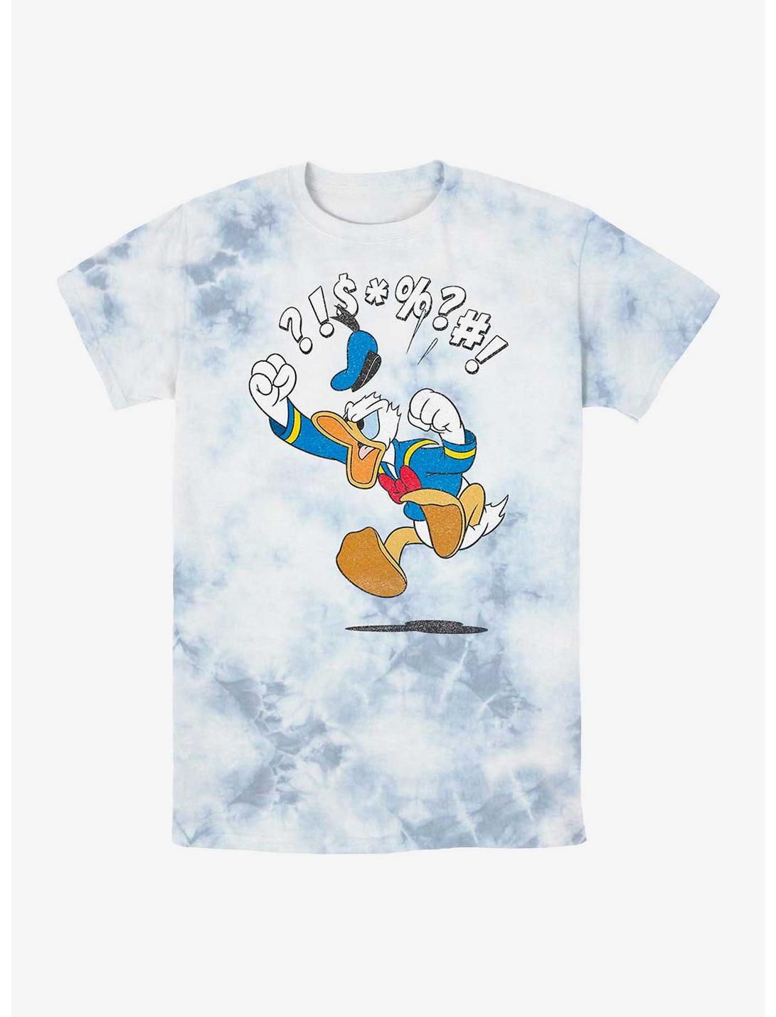 Disney Donald Duck Angry Jump Tie-Dye T-Shirt, WHITEBLUE, hi-res