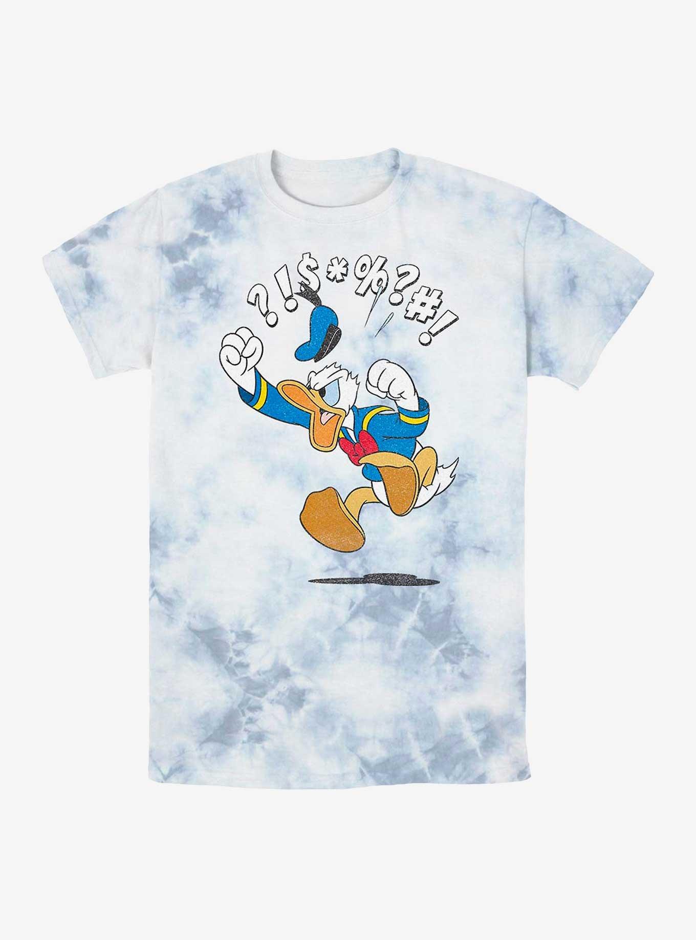 Disney Donald Duck Angry Jump Tie-Dye T-Shirt, WHITEBLUE, hi-res