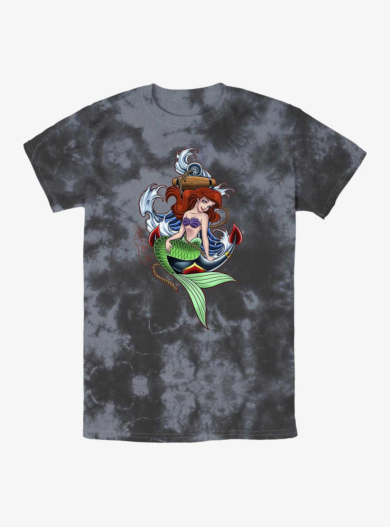 Disney The Little Mermaid Under The Sea Tie-Dye T-Shirt, , hi-res