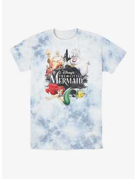 Disney The Little Mermaid Title Poster Tie-Dye T-Shirt, , hi-res