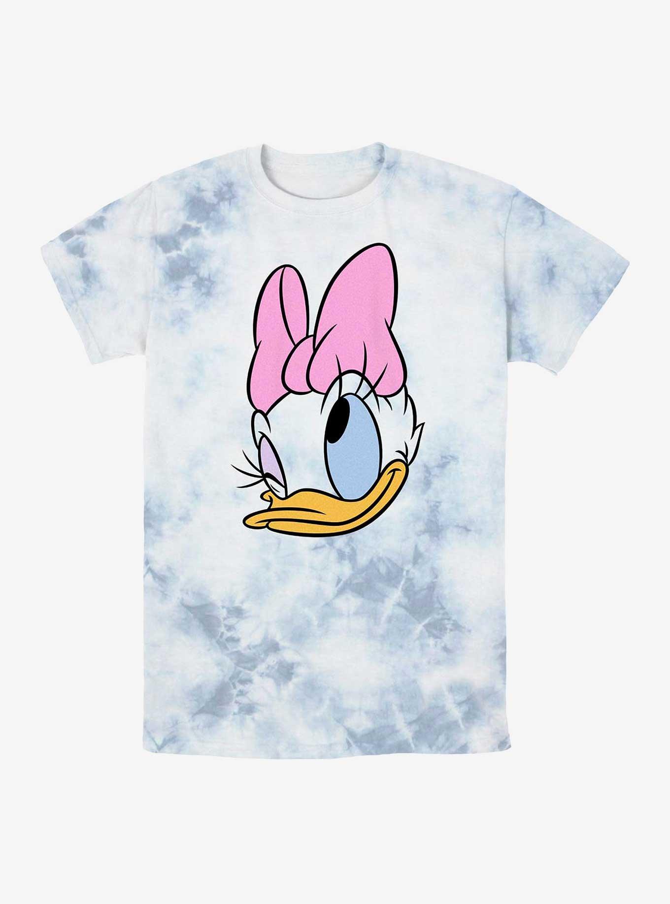 Disney Daisy Duck Big Face Tie-Dye T-Shirt, , hi-res