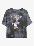 Disney Daisy Duck Classic Womens Tie-Dye Crop T-Shirt, BLKCHAR, hi-res