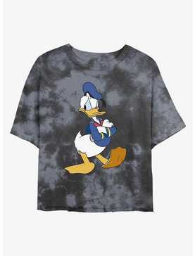 Disney Donald Duck Traditional Womens Tie-Dye Crop T-Shirt, , hi-res