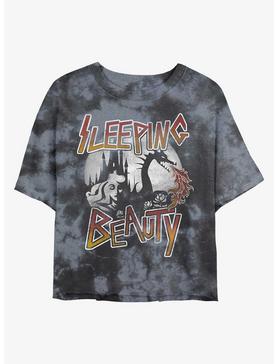 Disney Sleeping Beauty Grunge Womens Tie-Dye Crop T-Shirt, , hi-res