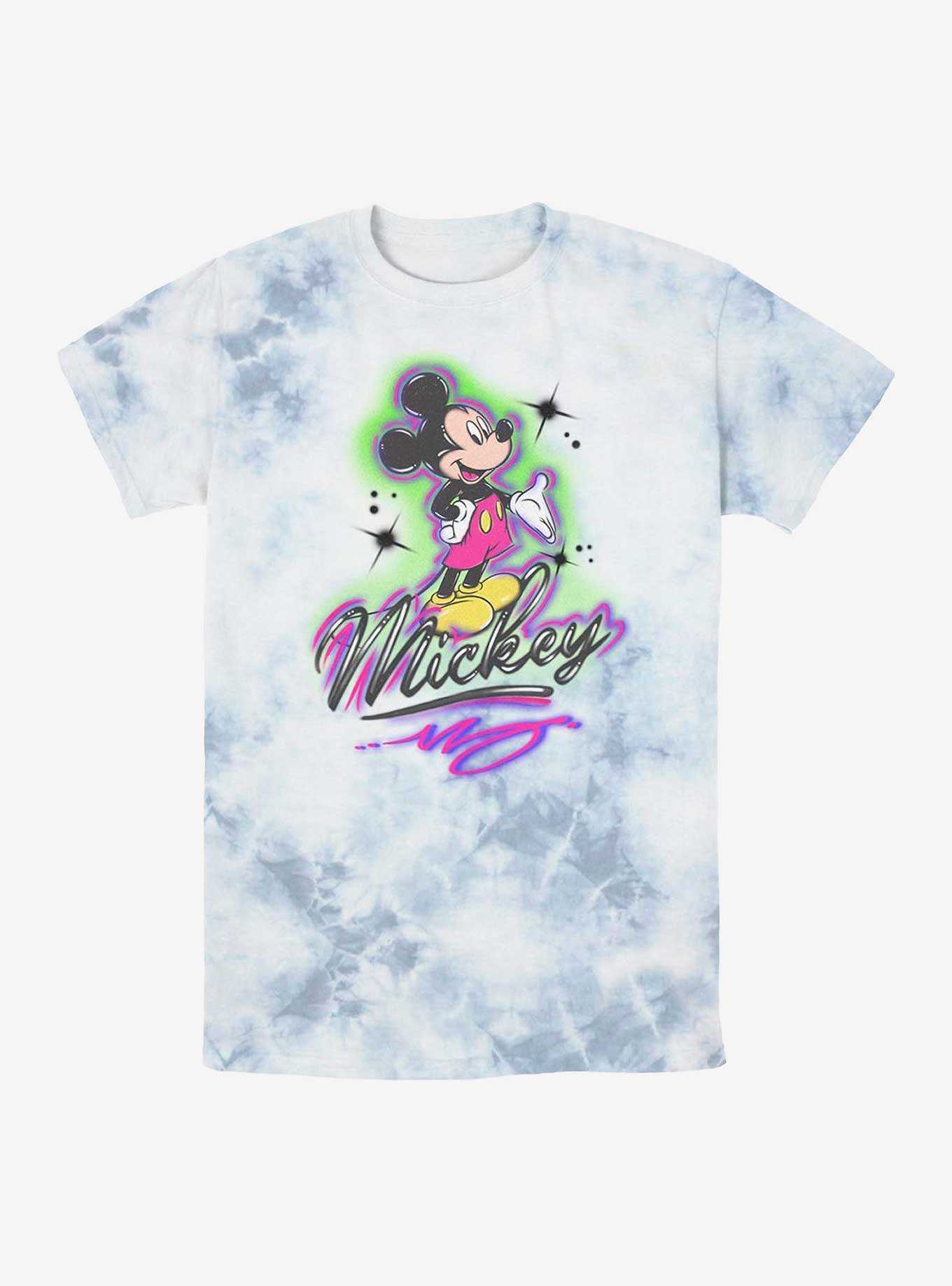 Disney Mickey Mouse Airbrush Tie-Dye T-Shirt, , hi-res