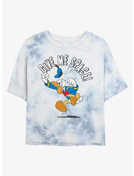 Disney Donald Duck Give Me Space Womens Tie-Dye Crop T-Shirt, , hi-res