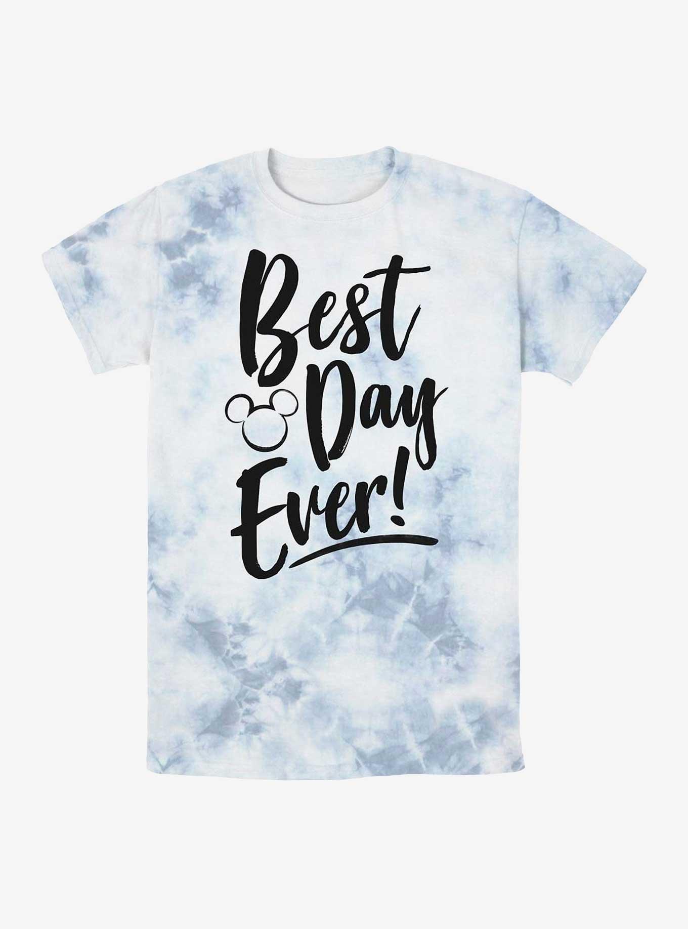 Disney Mickey Mouse Best Day Tie-Dye T-Shirt, WHITEBLUE, hi-res