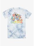 Disney Mickey Mouse California Group Tie-Dye T-Shirt, WHITEBLUE, hi-res
