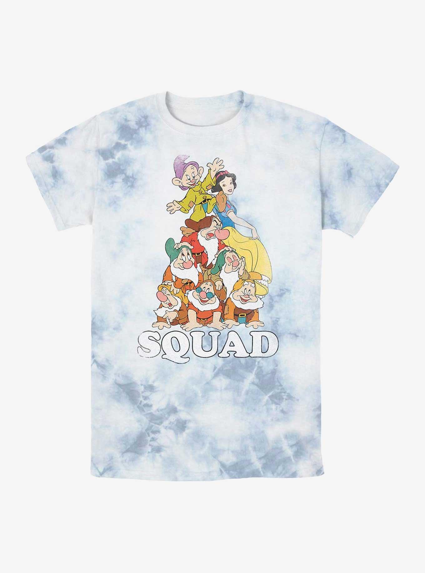 Disney Snow White And The Seven Dwarfs Squad Tie-Dye T-Shirt, , hi-res