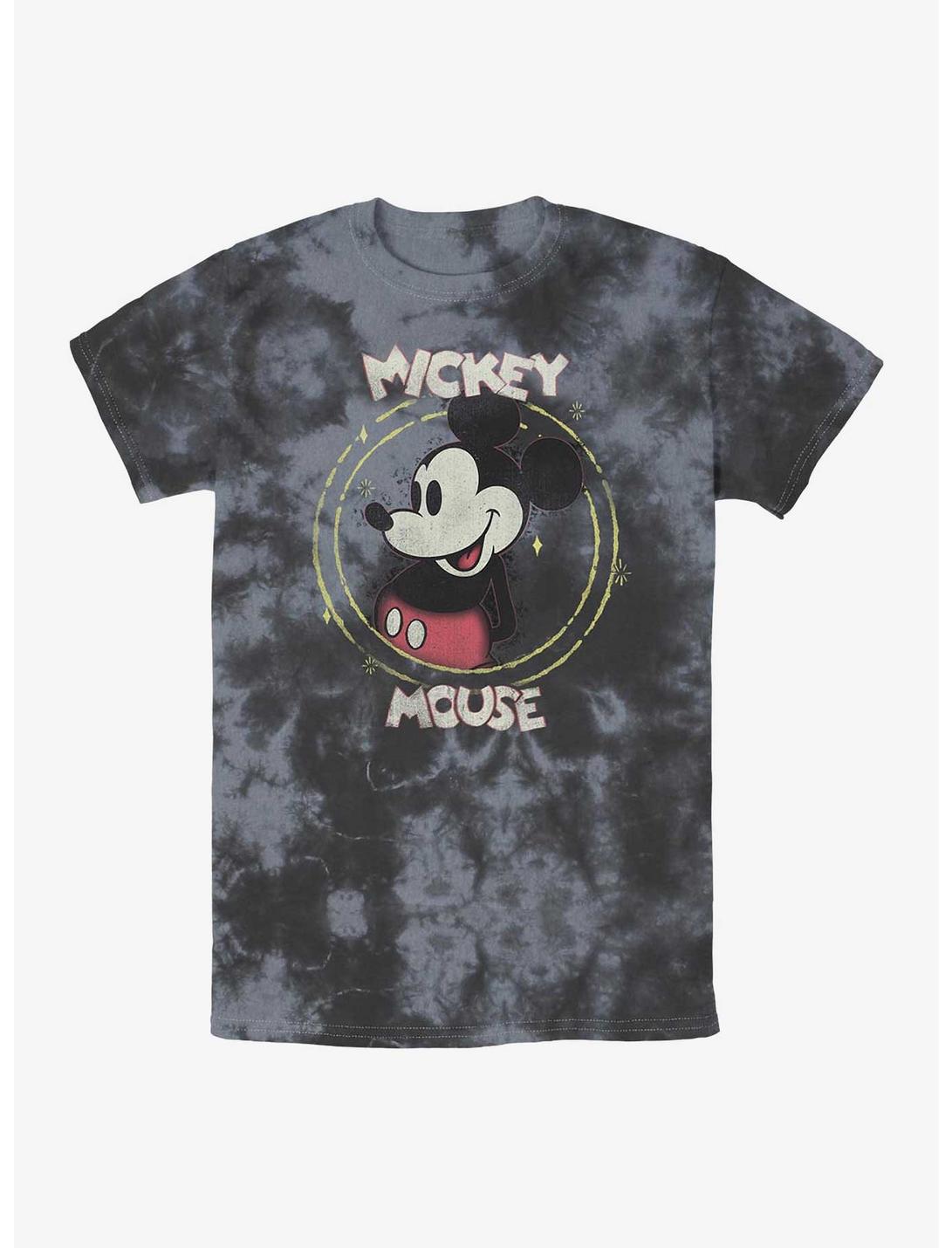 Disney Mickey Mouse Happy Classic Tie-Dye T-Shirt, BLKCHAR, hi-res