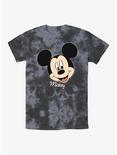 Disney Mickey Mouse Big Face Tie-Dye T-Shirt, BLKCHAR, hi-res