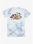 Disney Mickey Mouse And Friends Tie-Dye T-Shirt, WHITEBLUE, hi-res