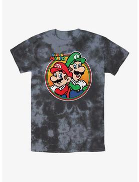 Nintendo Super Mario Bros. Mario Luigi Tie-Dye T-Shirt, , hi-res