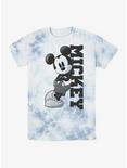 Disney Mickey Mouse Vertical Collegiate Tie-Dye T-Shirt, WHITEBLUE, hi-res