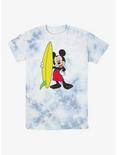 Disney Mickey Mouse Surf Tie-Dye T-Shirt, WHITEBLUE, hi-res