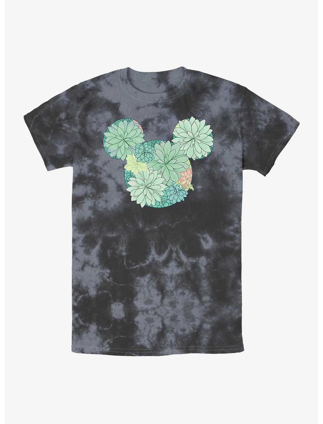 Disney Mickey Mouse Succulents Tie-Dye T-Shirt, BLKCHAR, hi-res