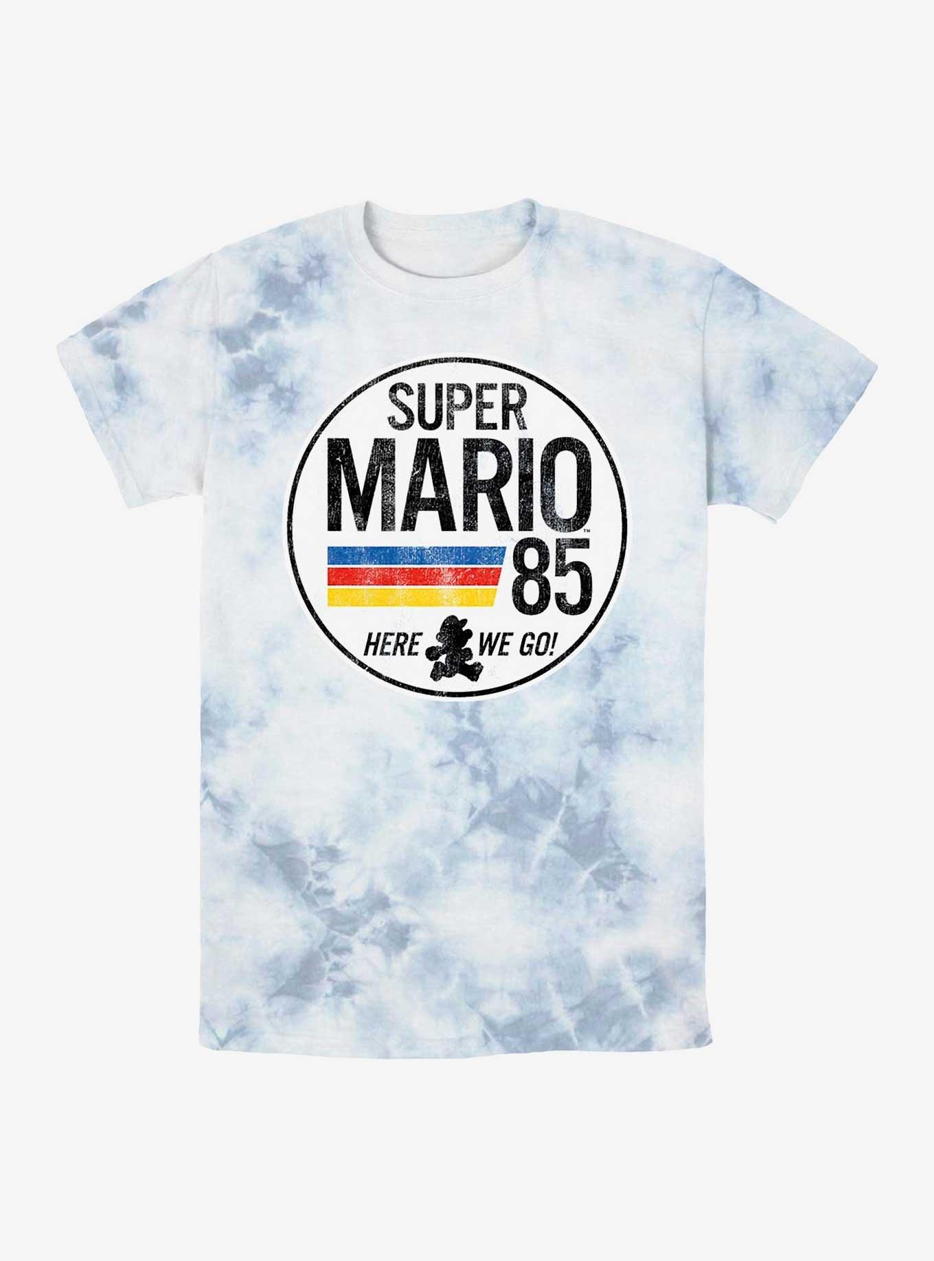 Nintendo Super Mario Bros. Here We Go Tie-Dye T-Shirt, , hi-res