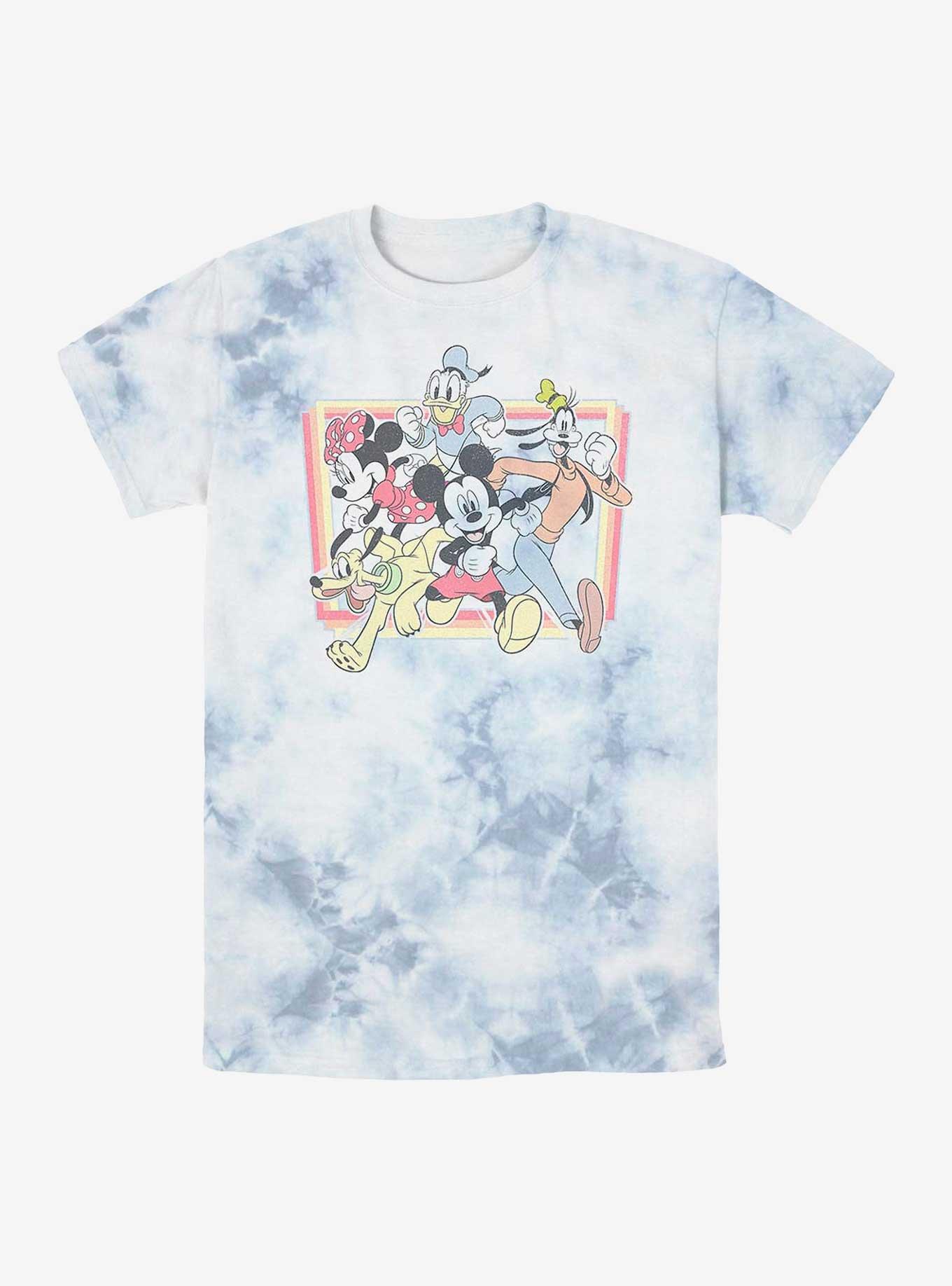 Disney Mickey Mouse Group Tie-Dye T-Shirt, WHITEBLUE, hi-res