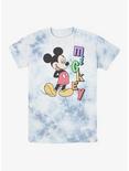 Disney Mickey Mouse Retro Name Tie-Dye T-Shirt, WHITEBLUE, hi-res
