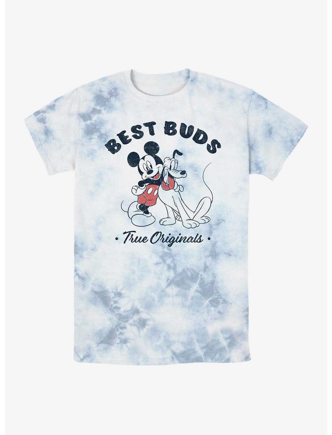 Disney Mickey Mouse Vintage Best Buds Tie-Dye T-Shirt, WHITEBLUE, hi-res