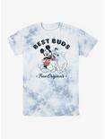 Disney Mickey Mouse Vintage Best Buds Tie-Dye T-Shirt, WHITEBLUE, hi-res